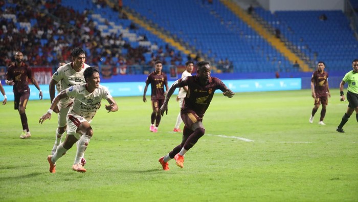PSM Makassar ditahan imbang Bali United di Stadion Batakan dalam laga lanjutan Liga 1 2023/2024.