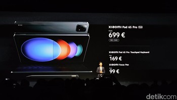 Xiaomi Pad 6S Pro dibekali spesifikasi mumpuni cocok untuk kerja. Foto: Agus Tri Haryanto/detikINET