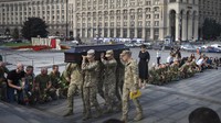 Zelensky mengatakan 31.000 tentara Ukraina tewas dalam perang dengan Rusia. AP Photo/Efrem Lukatsky. 