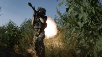 Seperti diketahui, invasi Rusia ke Ukraina telah berlangsung sejak 24 Februari 2022 lalu. AP Photo/Libkos. 