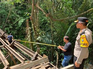 Besi Jembatan Seberat 8 Ton di Dairi Dicuri 9 Pria, 1 Masih Remaja