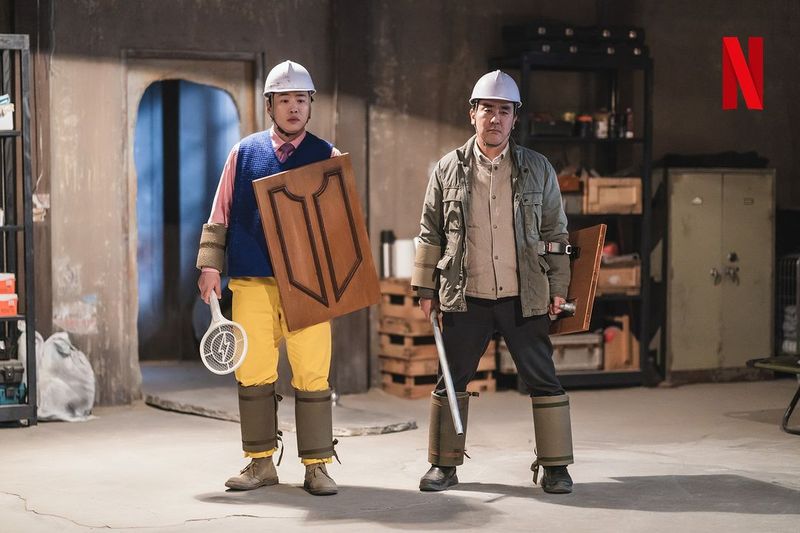 Potongan adegan drama Korea Netflix Chicken Nugget.