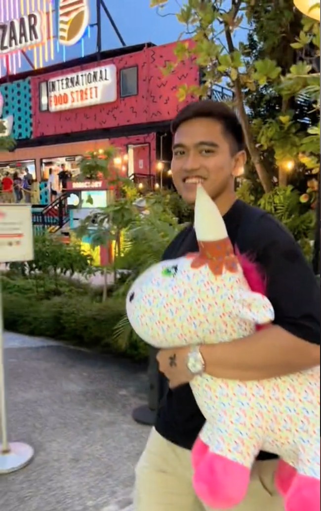 Netizen menyebut Erina beruntung karena begitu diratukan oleh Kaesang. Tak sedikit yang mendoakan agar keduanya selalu langgeng. Foto: TikTok/@erinagudono