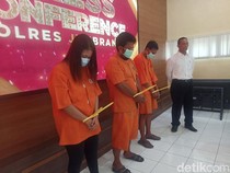 Suami Buron, Polres Jembrana Tangkap Istri Pengedar Narkoba