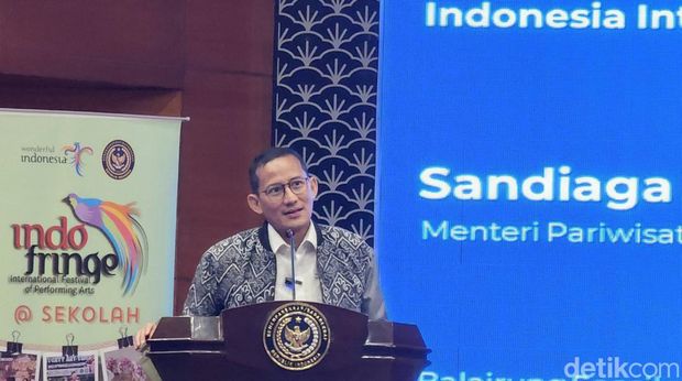 Menparekraf Sandiaga Uno dalam Indofringe@sekolah