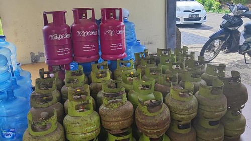 Salah satu pangkalan LPG di Bali.