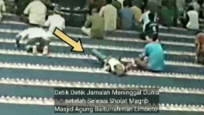Pria lansia di Gorontalo meninggal saat zikir selepas salat magrib.