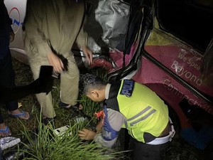 Sopir Minibus Tewaskan Pemotor Sekeluarga di Bangka Diamankan