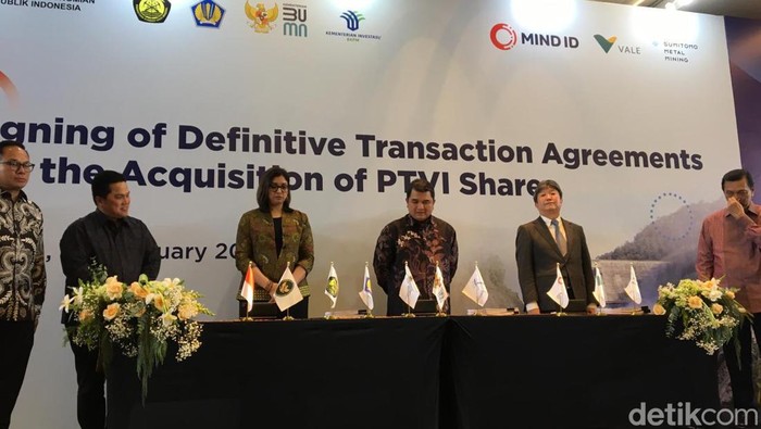 Sah! MIND ID Jadi Pemegang Mayoritas Saham Vale
