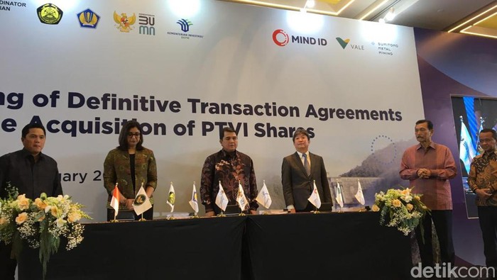 Sah! MIND ID Jadi Pemegang Mayoritas Saham Vale