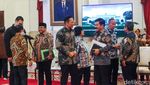 Momen AHY Hadiri Sidang Kabinet Perdana di Istana