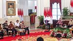 Momen AHY Hadiri Sidang Kabinet Perdana di Istana