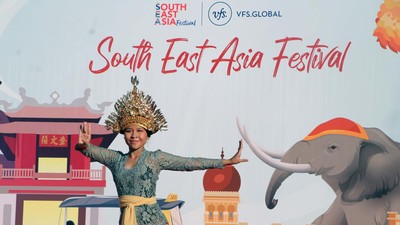 Tarian Bali Beraksi di South East Asia Festival 2024 Mumbai