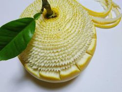 Keren Parah! Foto Ukiran dari Sayur dan Buah Bikin Terperangah