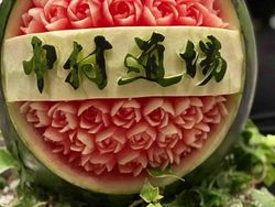 Keren Parah! Foto Ukiran dari Sayur dan Buah Bikin Terperangah