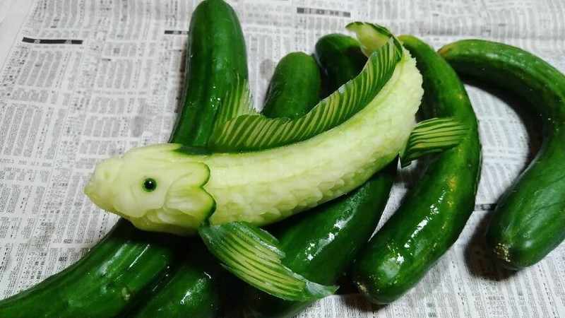 Ukiran dari sayur dan buah