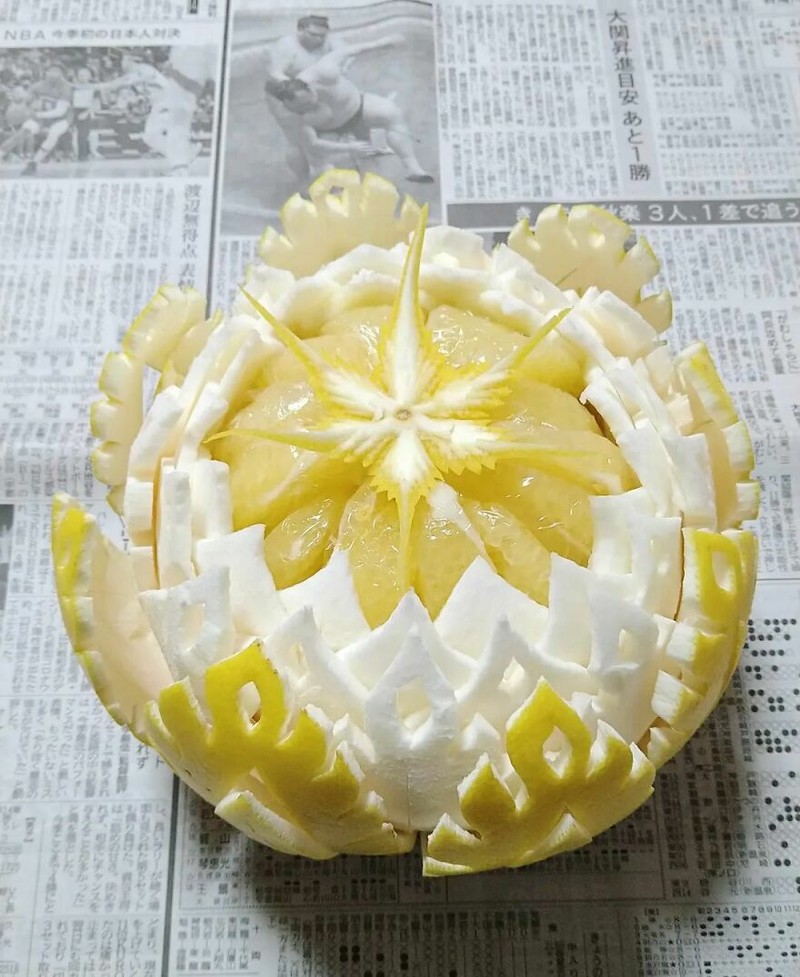 Ukiran dari sayur dan buah