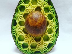 Keren Parah! Foto Ukiran dari Sayur dan Buah Bikin Terperangah