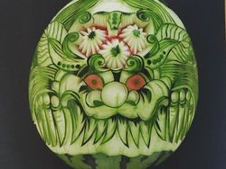 Keren Parah! Foto Ukiran dari Sayur dan Buah Bikin Terperangah