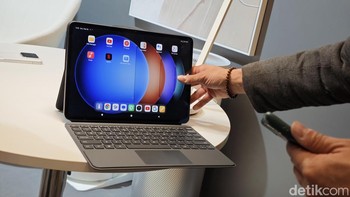 Penampakan tablet Xiaomi Pad 6S Pro. Cocok buat kalangan profesional nih. Foto: Agus Tri Haryanto/detikINET