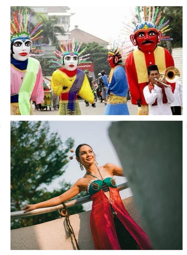 Anak kedua Andien, Tabi, diketahui begitu menyukai ondel-ondel. “Udah 2 tahun terakhir dan kesukaan Mister Tabi belum berubah, masih sayang sama ondel-ondel. So we decided to make a collection inspired by him & ondel-ondel,” tulis keterangan unggahannya. Foto: Instagram/@andienaisyah