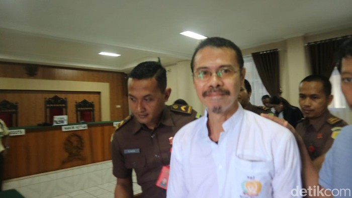 Sidang putusan sela terdakwa Daniel Frits Maurits Tangkilisan di PN Jepara, Selasa (27/2/2024).