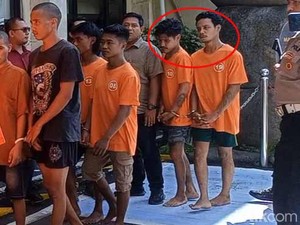 Tampang Tukang Tato dan Buruh Bangunan Pengeroyok Babinsa di Bali