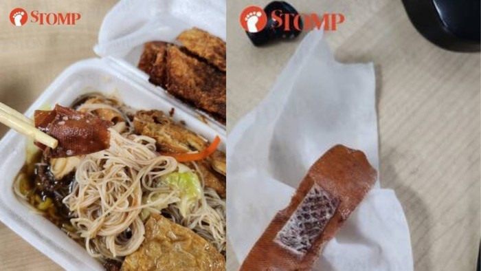 Duh! Dikira Gigit Tahu di Bihun Ternyata Plester Bernoda Darah