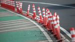 Duh! Stick Cone di Flyover Kuningan Rusak