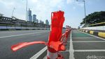Duh! Stick Cone di Flyover Kuningan Rusak