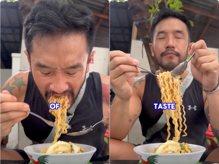 YouTuber asal China setuju dengan racikan Indomie di warkop lebih enak