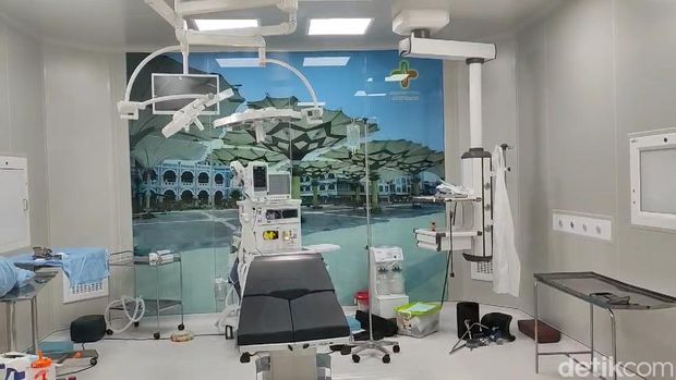 Instalasi kamar operasi di RSUD dr R Soedarsono Kota Pasuruan.