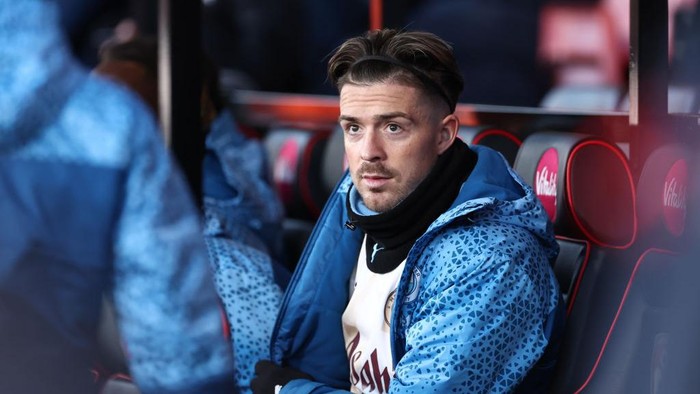 BOURNEMOUTH, ENGLAND - FEBRUARY 24: Jack Grealish of Manchester City during the Premier League match between AFC Bournemouth and Manchester City at Vitality Stadium on February 24, 2024 in Bournemouth, England. (Photo by Jacques Feeney/Offside/Offside via Getty Images)