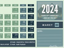 Jadwal Hari Libur Nasional Maret 2024, Catat Tanggalnya!
