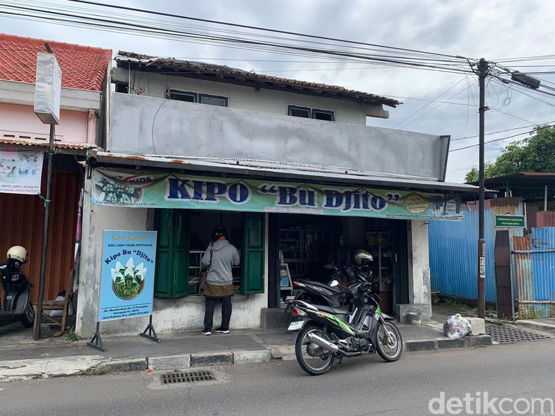 Kipo Bu Djito kudapan khas Kotagede. Foto diambil Selasa (27/2/2024).