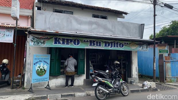 Kipo Bu Djito kudapan khas Kotagede. Foto diambil Selasa (27/2/2024).