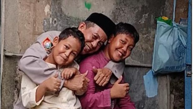 Kompol Jajang Mulyaman ayah asuh ratusan anak yatim di Cilegon, Pandeglang dan Serang.