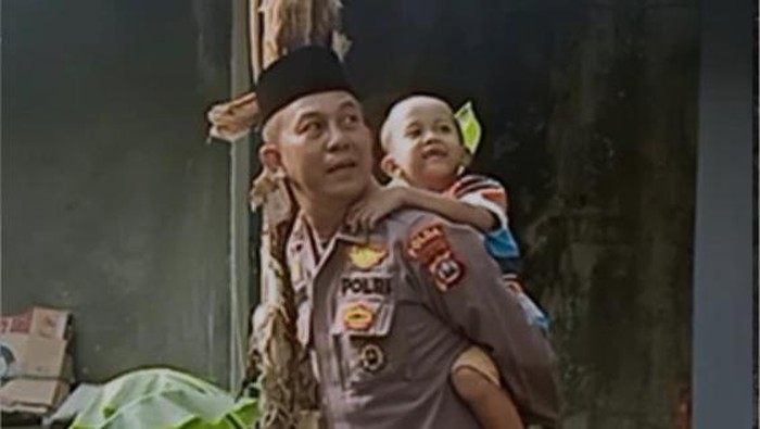 Kompol Jajang Mulyaman ayah asuh ratusan anak yatim di Cilegon, Pandeglang dan Serang.