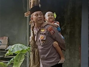 Kenalkan Kompol Jajang, Ayah Ratusan Anak Yatim-Disabilitas di Cilegon