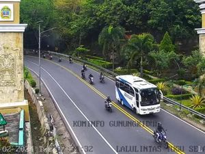 Jalan Jogja-Wonosari Pagi Ini Lancar, Taatlah Berlalu Lintas!