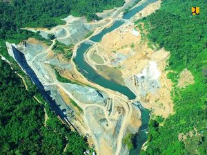 Penampakan Budong-Budong, Bendungan Pertama di Sulawesi Barat