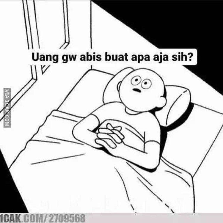 Nunggu gajian adalah kegiatan yang bikin hati dagdigdug. Sebentar lagi bisa jajan cilok lagi kok, detikers. Sabar, ya!