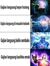 Nunggu gajian adalah kegiatan yang bikin hati dagdigdug. Sebentar lagi bisa jajan cilok lagi kok, detikers. Sabar, ya!