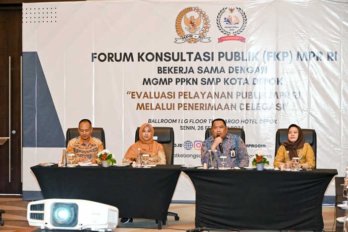 MPR Serap Aspirasi Guru PPKn di Depok soal Pembelajaran Ketatanegaraan