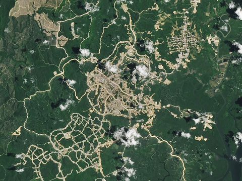 NASA Wujud IKN dari tangkapan sensor NASA
