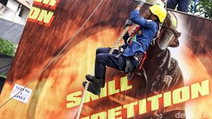 Serunya National Firefighter Skill Competition di Surabaya
