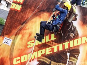 Serunya National Firefighter Skill Competition di Surabaya