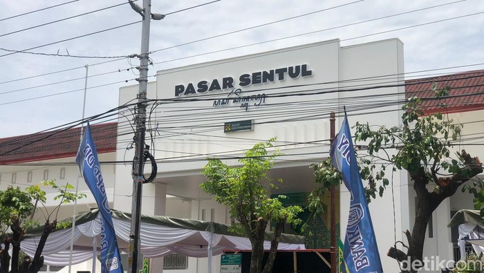 Pasar Sentul Jogja diresmikan Selasa (27/2/2024).