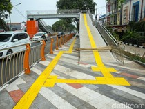 Potret Taman SeCAWAN Depok, Punya JPO Tanpa Anak Tangga