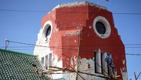 Pihak lapas Pekalongan merevitalisasi menara kembar gedung yang dibangun tahun 1913 sebagai upaya pelestarian cagar budaya.  